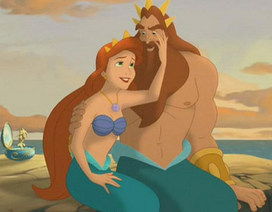  Here آپ go! So sad they killed her :( I have a question, Why is Ariel the only one of Triton's