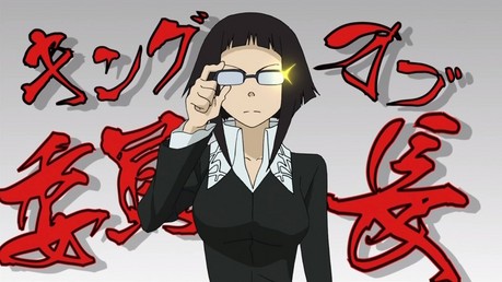 Andri and Yumi from Soul Eater both wear glasses.