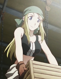 Lucy and Winry both have blonde hair.