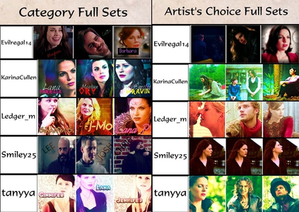 Round 29: Category & Artist's Choice Full Sets