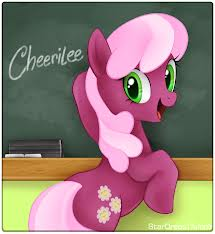  For a moment I thought Du wanted Celestia, but here's Cheerilee. May we get a pic of Applejack?