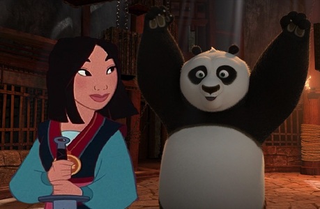  Here's my preferito Croosver couple, Po can be in a santa claus outfit (Beard and all) and Mulan can w