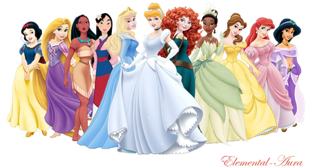 Here I added Meirda in Disney princess shading I had to swap her position with Pocahontas though
