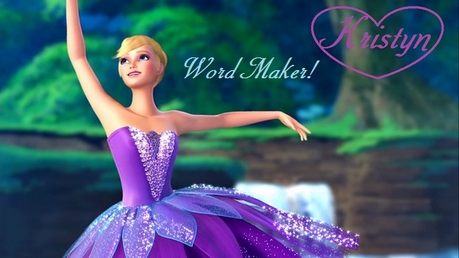 Hi Barbie Fans, I made a new and interesting forum. In this forum you should make words for example: 