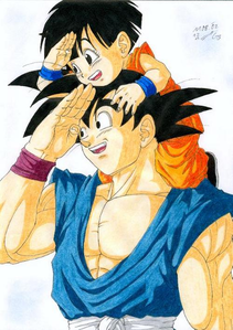  (Day 26) Fave Family Relationship: Pan and Goku.