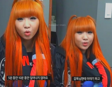  Minzy With jeruk, orange Hair