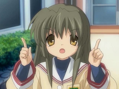 Fu-chan from Clannad has golden-ish eyes!