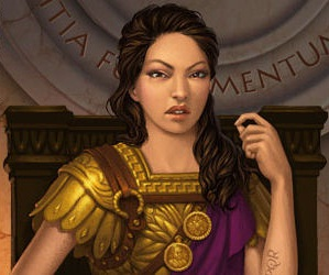 Name : Reyna Feiler Godly Parent : Aphrodite Age : 16 Powers / Wepons : Charmspeak / Imperial oro
