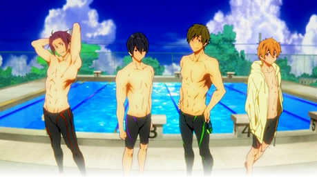 Day 19 - A picture of any anime character in a swimsuit 

The boys from Free! ;)