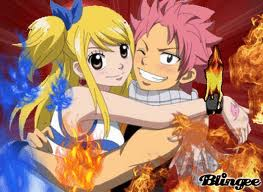 NaLu cuddling another pic from my collection^^