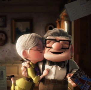 Carl and Ellie from Up (2009)