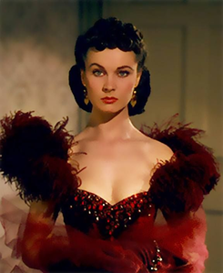  Vivien Leigh as the ultimate diva Scarlett O'Hara in Gone With the Wind (1939)
