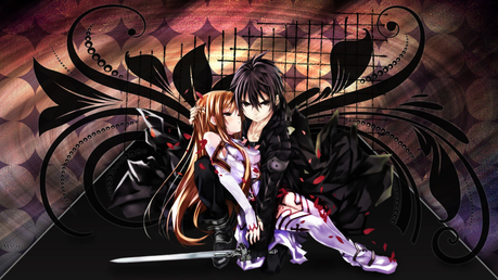 I loved Asuna and Kirito from SAO! The two were good together....... and how much Kirito loved her th
