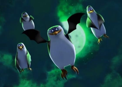  LOL. Vampenguins. A photoshopped screencap from anything POM/Madagascar-related