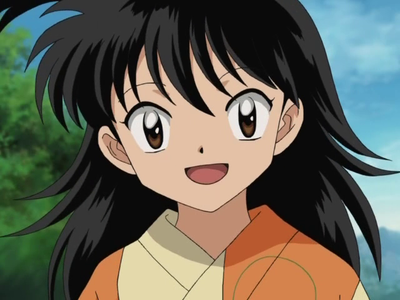 Here's one of one of the sweetest anime characters.  Rin from InuYasha