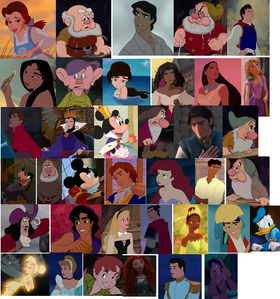 Our Suspects: Belle, Happy, Eric, Doc, Prince, Mulan, Dopey, Melody, Esmeralda, Pocahontas, Rapunzel,