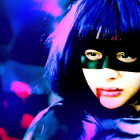 7. Sunglasses
{No sunglasses in the movie, so... I went with Hit-Girl's mask.... Hope it's okay...?}