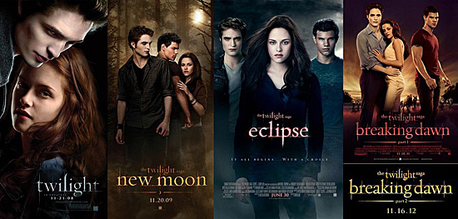  hari 6 - Least kegemaran vampire movie The Twilight series. I've only seen the first two but they we