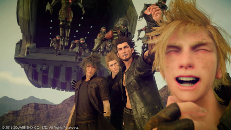I haven't posted for a while :v

So here's a well timed Prompto selfie with the enemy casually phot