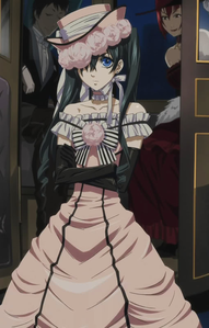 Uhhhhhh..... The closest I could find was Ciel Phantomhive when he genderbent... I think that's the o