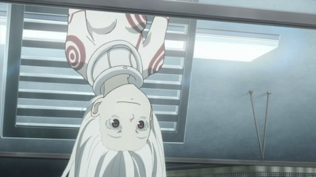 Shiro deadman wonderland 

Give me a guy with long black hair and red eyes 
