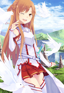  Name: Asuna (yes she's from SOA :P) Age: 17 Class: Archer Ability: when she shoots her 《绿箭侠》