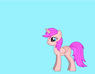 Name:Princess Cotton Candy
Gender:Female(mare)
Race:Alicorn(borned as one,princess Luna's daughter)