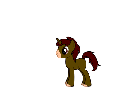 Name: Lunate
Type: Unicorn
Gender: Male
Description: Cocoa colored coat, chocolate colored mane th