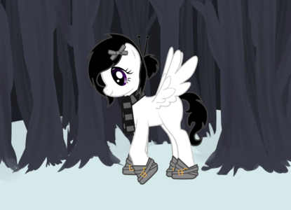 Name: Ice Drop
Personality: Very shy, kind, and generous.
Bio: She was born in Canterlot, but then 