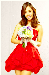  A edited фото of Yuri in red (I edited it , click for bigger view) I want a фото of Yoona in whi
