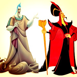  dia 14 ~ favorito villain It's a tie between Hades and Jafar.