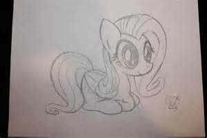  Here is my drawing of me (fluttershy) as a filly