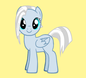  Name: Silversheen Gender: Mare Race: Pegasus (She started off as a pegasus before becoming an alico