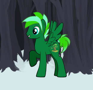 Okay, so I'll start with Evergreen Whisper in Canterlot. Thisis the OC we crated with Quillabex, but 