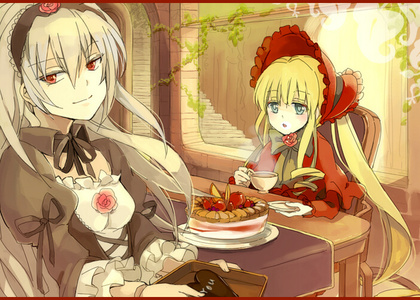 Teacup ~
(Suigintou and Shinku from Rozen Maiden)