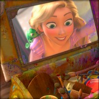  And my सेकंड one : Rapunzel painting