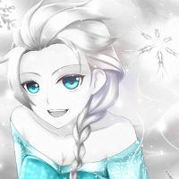  1st icoon for July: Elsa (my current profiel icoon ^^)
