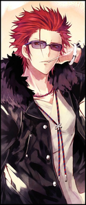  Name- Mikoto Suoh Age- 17 Gender- Male Appearance- pic Gift- आग Bio [optional]- N/A Other [op