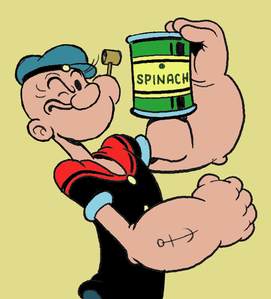  popeye ~ both have a can!