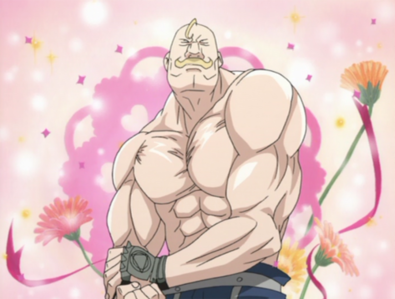  Alex Louis Armstrong from FMA Both are muscular