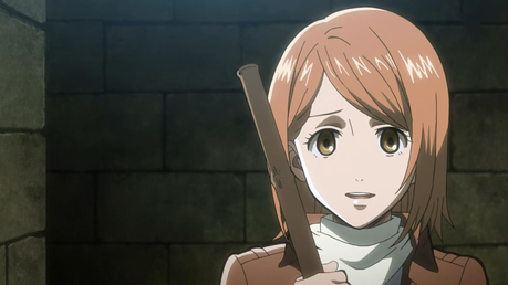  Petra Ral from Attack on Titan Both have trái cam, màu da cam hair.