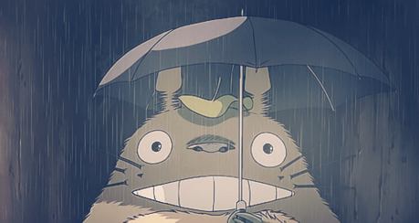  Totoro from My Neighbor Totoro Both are holding an umbrella