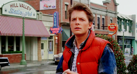  Marty McFly from Back to the Future Both are wearing a vest