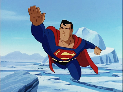  Siêu nhân from Superman: The Animated Series Both are wearing a cape