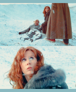  Donna Noble from Doctor Who Both are someplace cold.