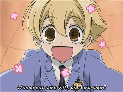 Honey from Ouran

Both are really  bubbly and cute