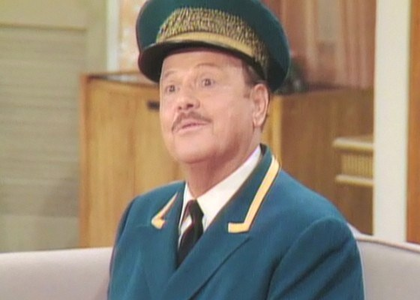 Ralph Heart from The Jeffersons

Both are wearing a hat 