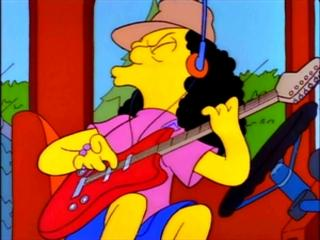  Otto Mann from The Simpsons Both have headphones on