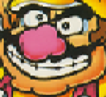 Wario from Mario Bros. Games

both have a great smile and mustache.