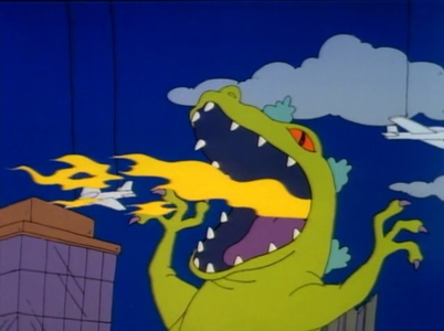  Reptar from The Rugrats Both are Godzilla-like